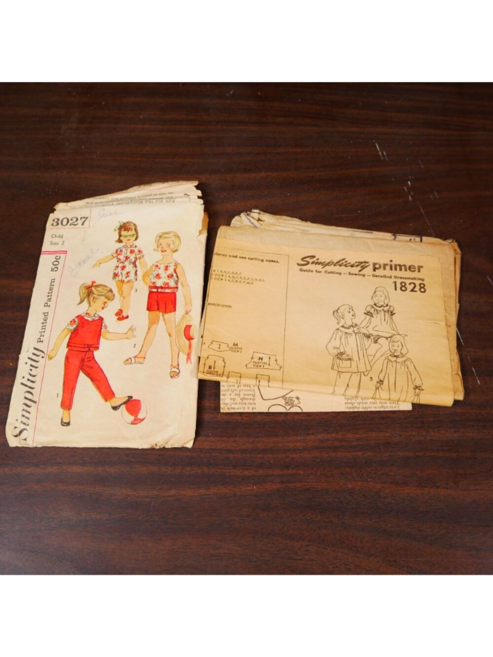 Lot Of 13 Vintage Simplicity Sewing Patterns For Women & Kids Dresses Pajamas Do - Picture 5 of 5